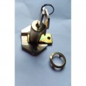 FECHADURA PAPAIZ PARA GAVETA 861/31 LATÃO