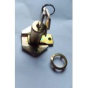 FECHADURA PAPAIZ PARA GAVETA 861/31 LATÃO