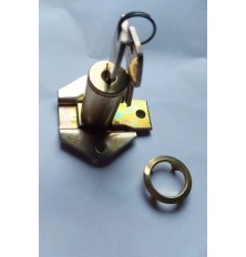 FECHADURA PAPAIZ PARA GAVETA 861/31 LATÃO