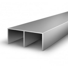 PERFIL GUIA DUPLO SUPERIOR RM-030 C/ 2m ROMETAL