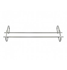 PORTA TAÇAS RETO INOX 35CM