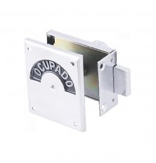 FECHADURA LIVRE/OCUPADO 4590 CROMADO UEME