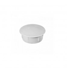 TAPA FURO 12MM BRANCO PLÁSTICO FGVTN