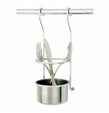 PORTA TALHERES INOX 100X280X100MM REF.3004