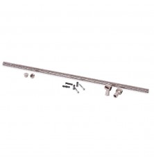 TUBO SUSTENTAÇÃO INOX 120mm COM 2 CONECTIVOS JOMER 3011